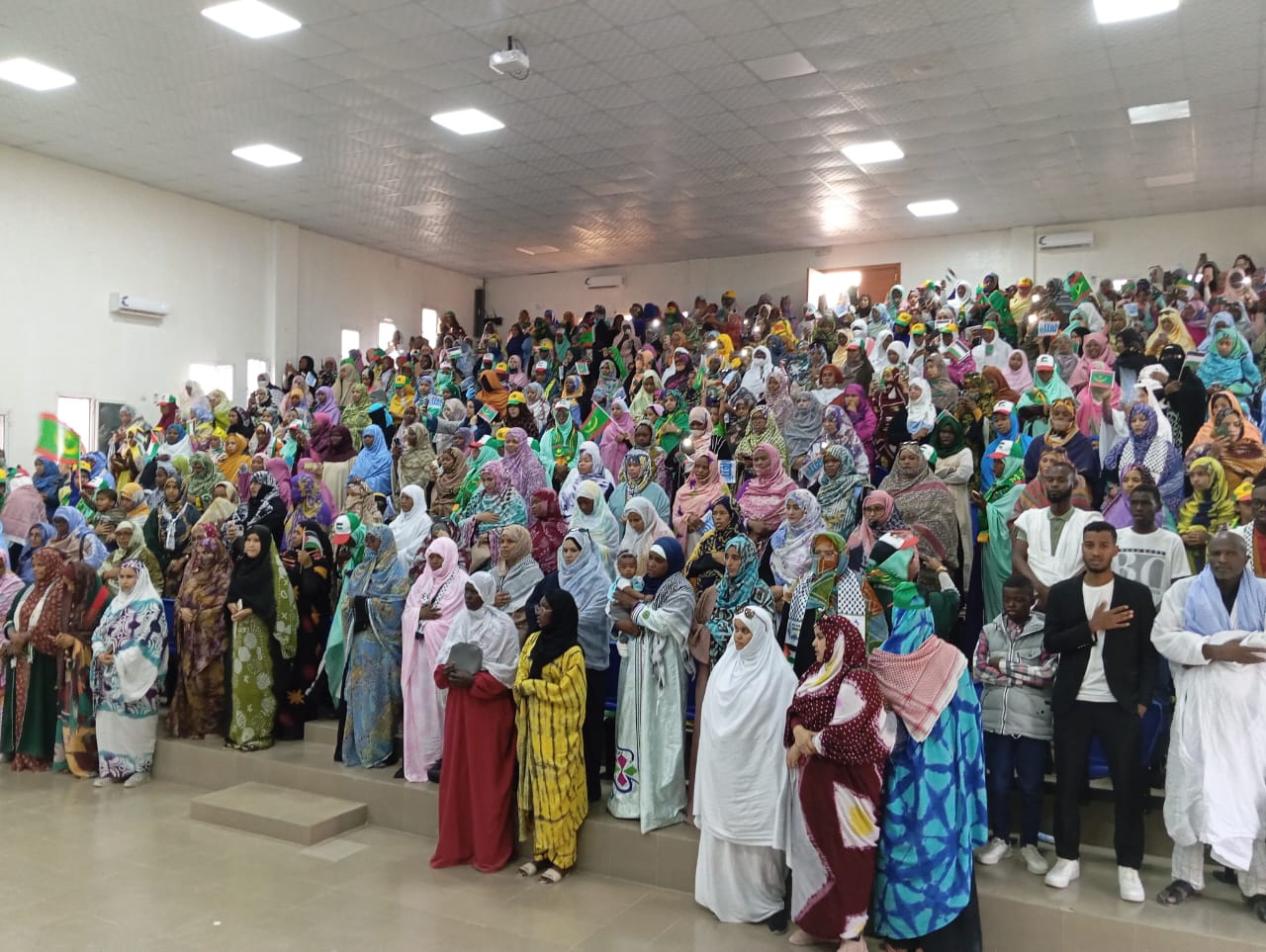 جانب من حضور الجمهور للأمسية/ الأخبار