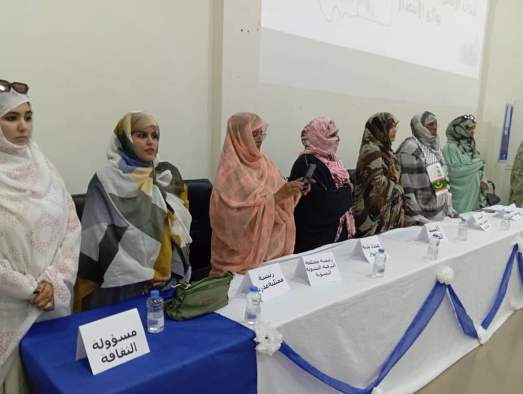 جانب من حضور أمسية الجمعية أمس بمدينة نواذيبو/ الأخبار