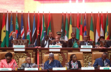 بعض القادة الأفارقة خلال القمة 31 بالعاصمة نواكشوط.