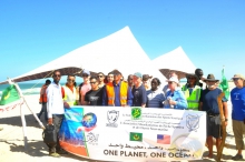 صورة من المشاركين في اليوم التطوعي ـ (AMI)