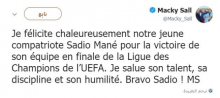 تغريدة الرئيس السنغالي ماكي صال