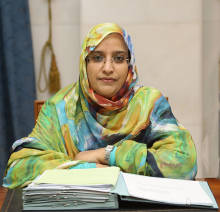 وزيرة التهذيب مكبولة بنت برديد