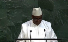 ابراهيم بوبكر كيتا الرئيس المالي، الرئيس الدوري لمجموعة دول الساحل أمام الأمم المتحدة.