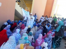 جانب من الحضور خلال انطلاق الحملة الدعوية.