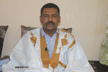 عضو لجنة تسيير حزب الاتحاد من أجل الجمهورية المكلف بملف الإعلام سيدي أحمد ولد أحمد خلال حديثه للأخبار من مدينة أكجوجت