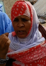 فتاته بنت أحمد ولد حبيب الله مواطنة من سكان الحي وصفت ما حصل بأنه ظلم ـ (الأخبار)