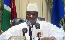 الرئيس الغامبي السابق يحيى جامي