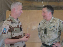 قائدا أركان الجيوش الفرنسية والبريطانية الجنرال فرانسوا لاكونتر، والجنرال نيكولا كارتر