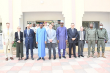 وزيرا الخارجية والدفاع الماليان وعدد من السفراء الأوروبيين لدى باماكو 