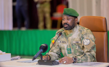 الرئيس الانتقالي المالي الجنرال عاصيمي غويتا