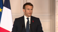 الرئيس الفرنسي إيمانويل ماكرون 