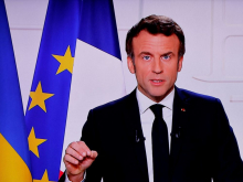 الرئيس الفرنسي إيمانويل ماكرون 