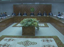 مجلس الوزراء الموريتاني خلال اجتماع سابق.