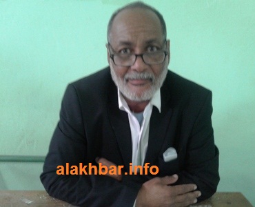 المدير الجهوي الجديد صدفي ولد البشير أثناء حديثه للأخبار قبل قليل