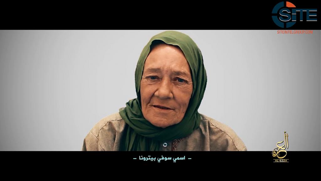صوفي بيترونا الفرنسية المختطفة بالشمال المالي نهاية 2016.