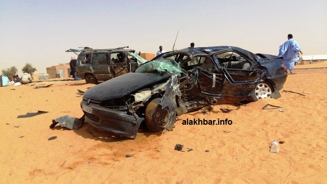 حادث سير وقع على طريق الأمل في وقت سابق (الأخبار - أرشيف)