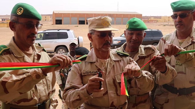 قائد أركان الجيوش محمد الشيخ محمد الأمين الملقب "ابرور" خلال التدشينات