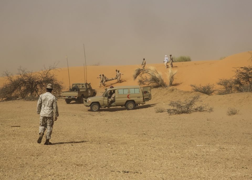 تدريبات سابقة للجيش الموريتاني تحت إشراف أمريكي