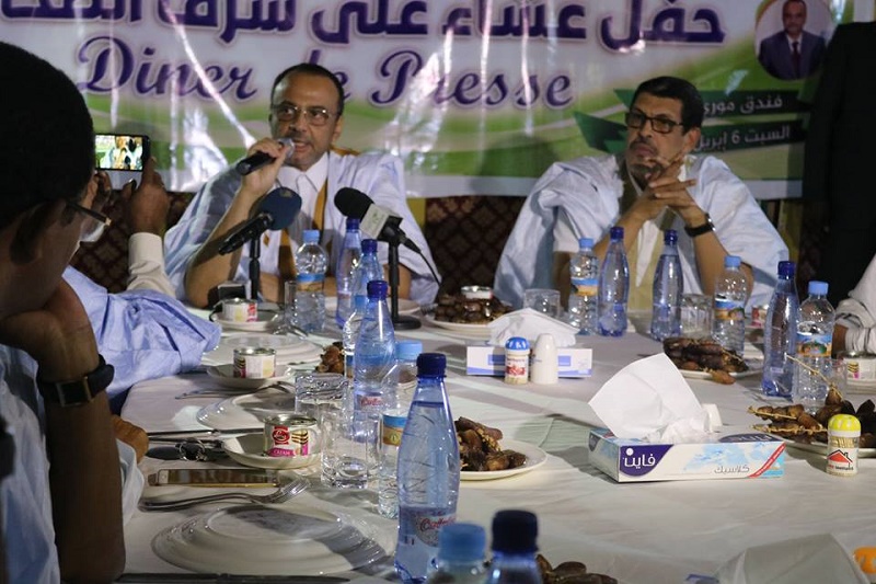 ولد ببكر خلال حفل العشاء البارحة