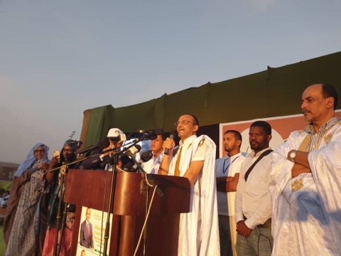 ولد بوبكر يتحدث مساء اليوم الجمعة في مهرجان من مدينة النعمه