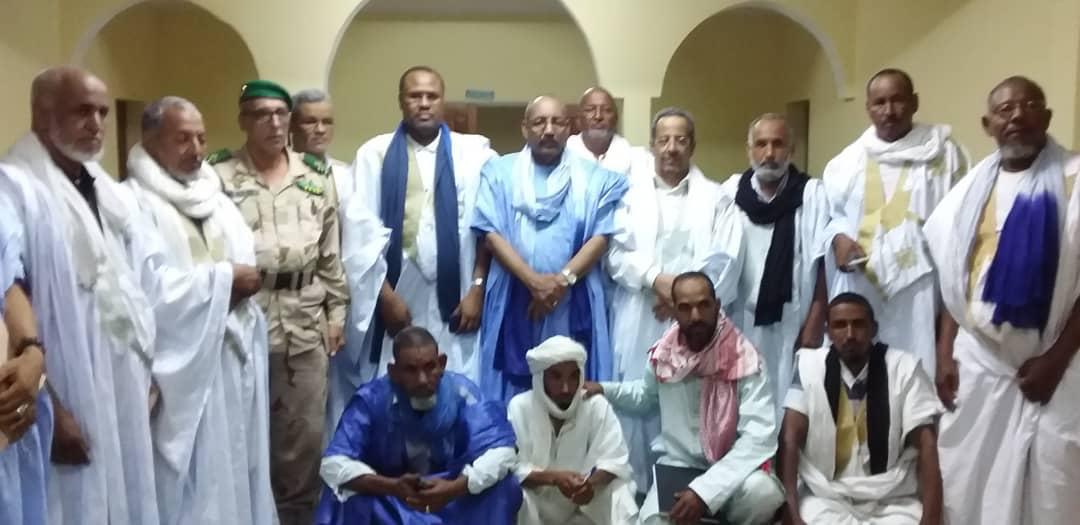 وزير الداخلية السابق، ومستشار الرئيس خلال اجتماع مع ممثلي القبائل المالية يوليو الماضي