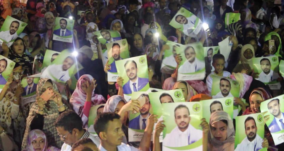 حضور أحد أنشطة المرشح ولد الوافي في نواكشوط