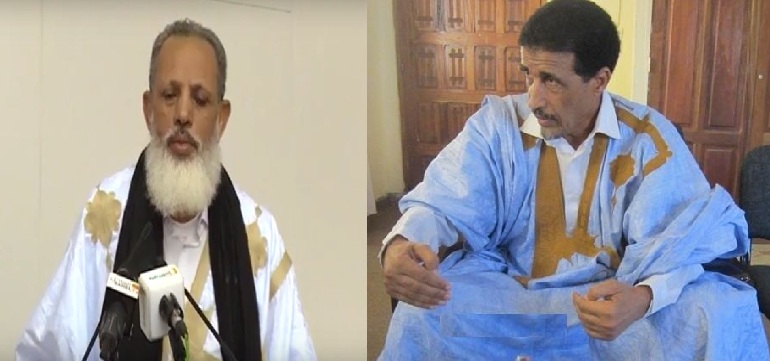 محمد ولد مولود الرئيس الدوري لمنتدى المعارضة، وعثمان الشيخ أحمد أبو المعالي الرئيس الدوري لائتلاف قوى الأغلبية