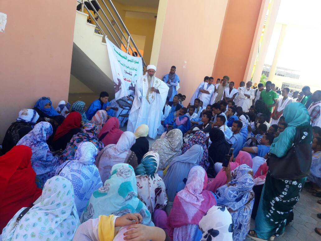 جانب من الحضور خلال انطلاق الحملة الدعوية.
