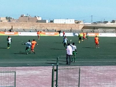 جانب من مباراة أف س نواذيبو الأخيرة في الملعب البلدي