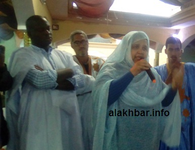 فيدرالية الحزب مريم بنت دحود دعت الفاعلين إلى التسجيل على اللائحة الانتخابية(تصوير الأخبار)