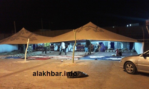 ضعف الإقبال يبدو واضحا في الخيام التي بنيت لحد الساعة بنواذيبو/ الأخبار