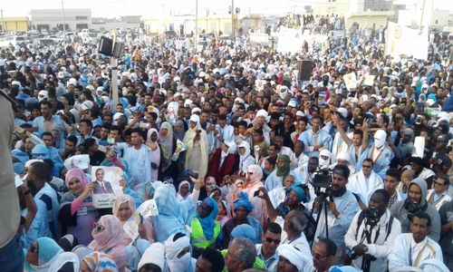 جانب من حضور المهرجان في نواذيبو/ الأخبار