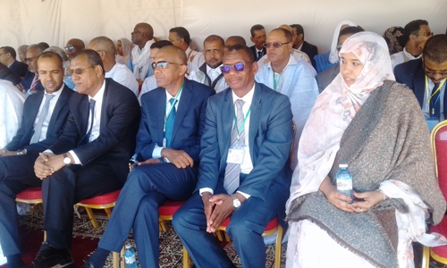 جانب من حضور مديري مؤسسات عمومية لحفل التدشين اليوم/ الأخبار