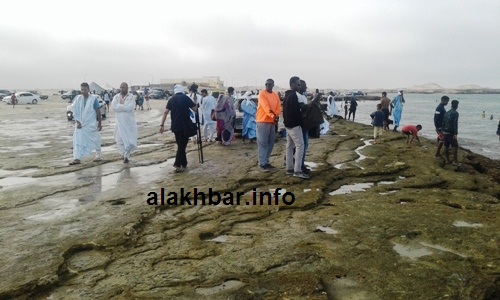 يسبب المشي هنا انزلقات وبسببه سقط البعض هنا / الأخبار