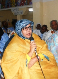 الوزيرة السابقة السنية منت سيد هيبة 