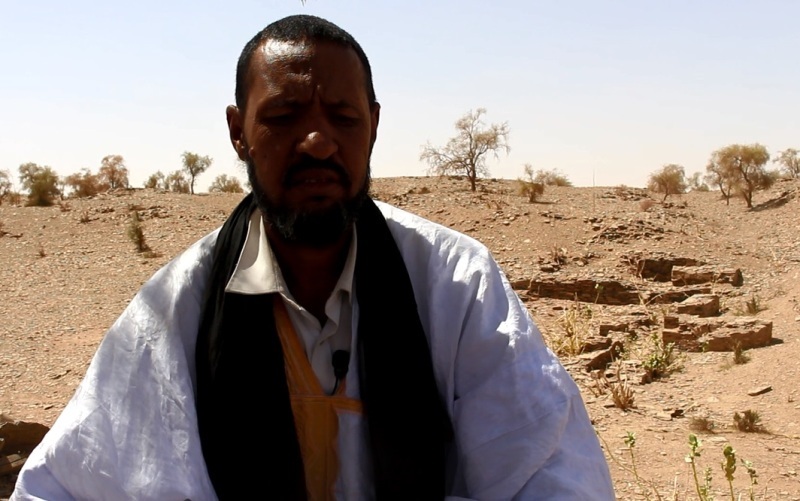 الحَسِين ولد ابّاه، رئيس جمعية الحفاظ على مدينة كومبي صالح وباحث في تاريخ المدينة الأثرية ـ (الأخبار)