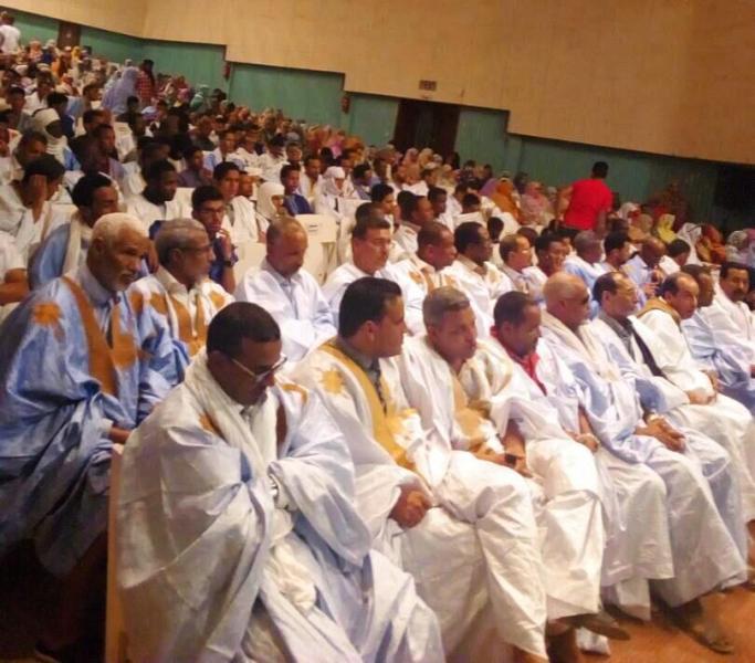جانب من حضور الأمسية الاحتفائية