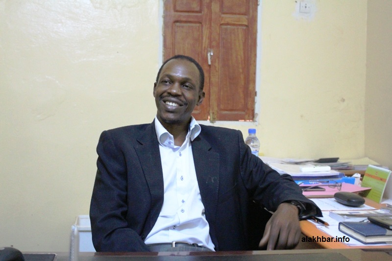 رئيس مركو الشركة الوطنية للماء لحبوس ولد امبارك العيد خلال حديثه للأخبار 