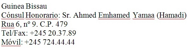 بيانات ولد بشراي أيام كان قنصلا شرفيا لأسبانيا في غينيا بيساو