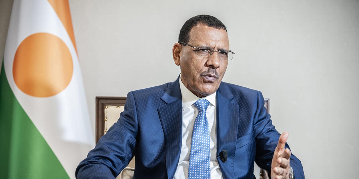 الرئيس النيجري المخلوع محمد بازوم 