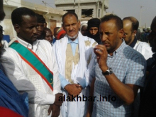 جانب من زيارة الوفد البرلماني لحزب تواصل زوال اليوم لميناء خليح الراحة/ ، تصوير الأخبار