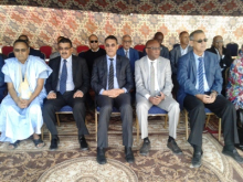 جانب من انطلاقة حفل وضع الحجر الأساس في نواذيبو اليوم/ الأخبار