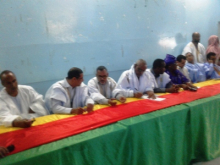 جانب من اجتماع أطر الحزب الحاكم بنواذيبو/ الأخبار 