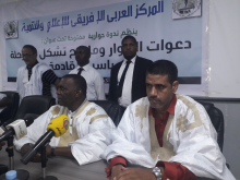 ولد اعبيدي خلال مشاركته في الندوة مساء أمس (الأخبار)