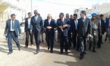 جانب من زيارة وزير الصيد رفقة رئيس المنطقة الحرة والسلطات الإدارية/ الأخبار