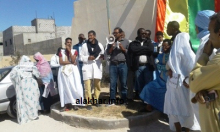 جانب من الوقفة الإحتجاجية زوال اليوم / الأخبار