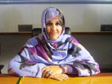 وزيرة الزراعة الأمينة بنت القطب ولد امم خلال نشاط سابق لها (الأخبار - أرشيف)