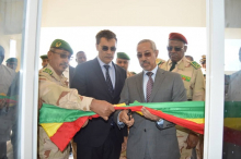 جانب من تدشين وزير الدفاع اليوم بمدينة نواذيبو