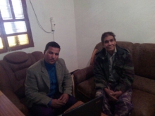 وزير الدولة الصحراوي يتحدث لمراسل الأخبار بتيندوف 