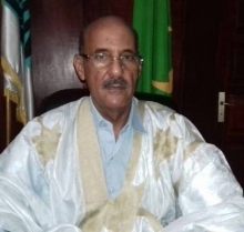 رئيس حزب اللقاء محفوظ ولد بتاح خلال تصريحاته للأخبار فجر اليوم الجمعة (الأخبار)